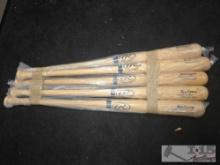 (5) Rawlings Adirondack Wooden Baseball Bats