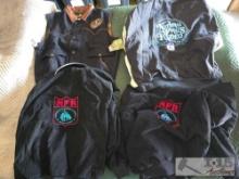 (3) National Finals Rodeo Varsity Jackets and (1) Vest