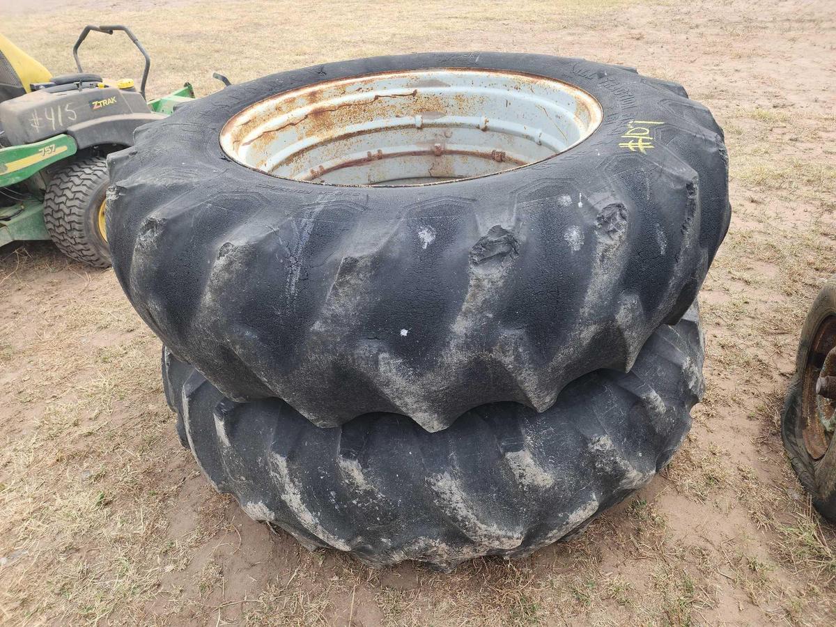 (2) Tractor Tires 18.4-38