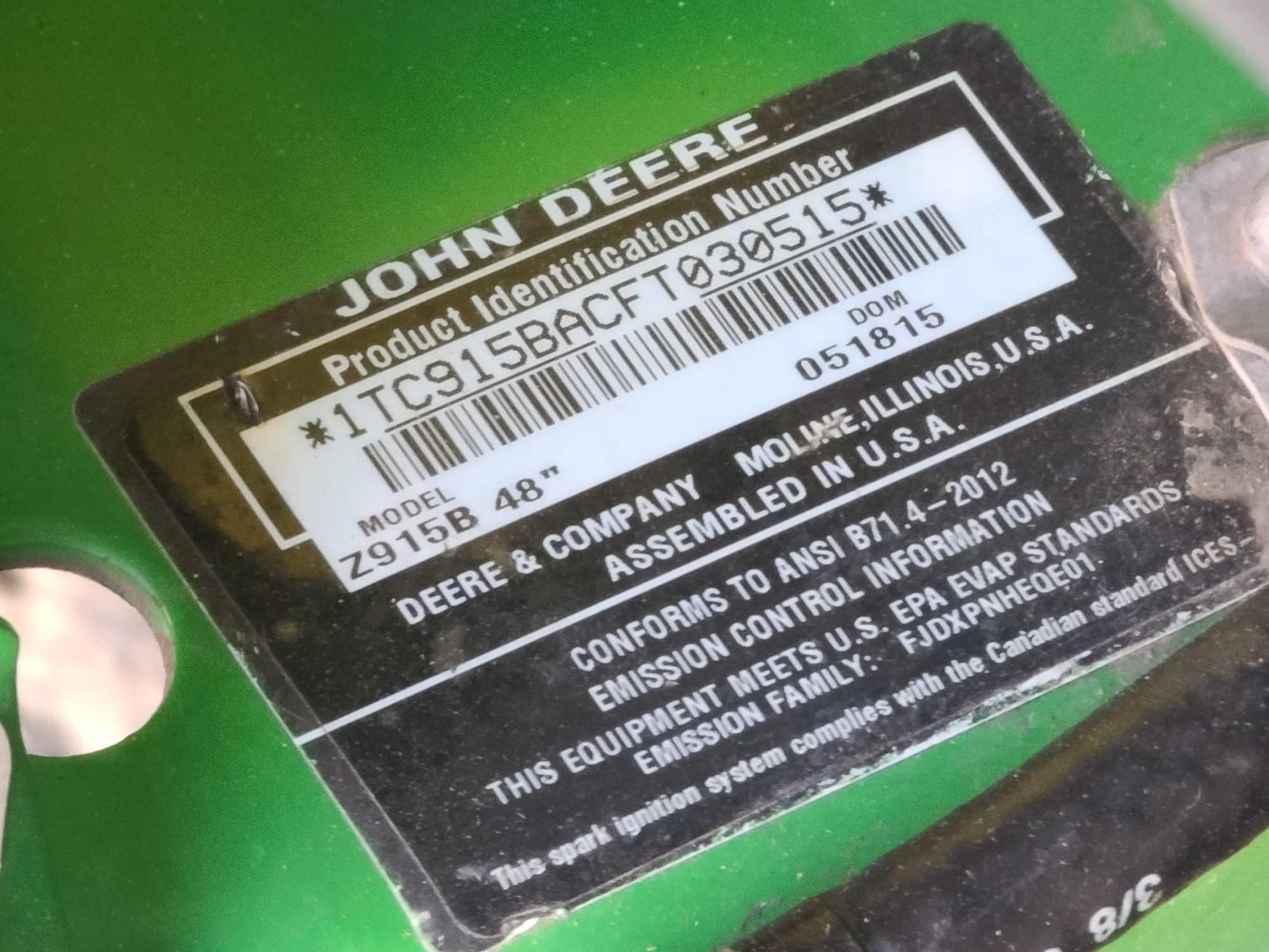 John Deere Z915B 48in. Commercial Mower