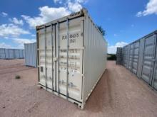 20FT. High-Cube Double-Door Storage Container Srl.#ZXJU0063154