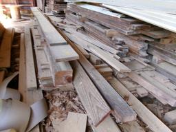 PILE OF ROUGH CUT LUMBER