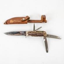 Early Decora Solingen Multi-function Hunting Knife