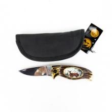 Franklin Mint 10 Point Buck Collector Knife