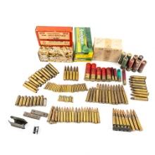Mixed Lot of ammunition 303,30 Carbine etc.