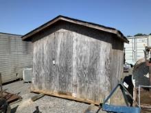 10 X 10 WOODEN SHED W/ CONTENTS