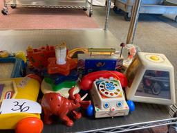 Vintage Fisher-Price toys and other toys