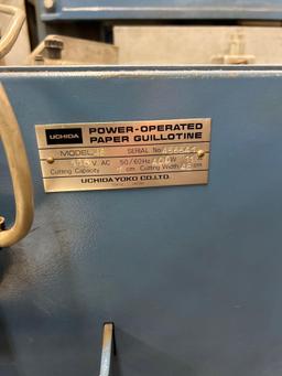 Imperial industrial power operated paper cutter uchida mod46