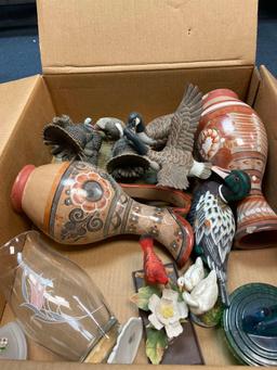 various vases and figurines