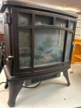 electric fireplace heater model w/ remote