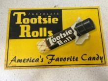 tootsie Roll tin sign