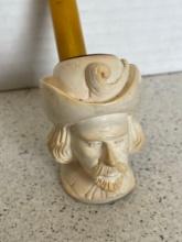 Antique hand carved meeschaum pipe