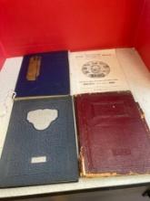 4 vintage yearbooks