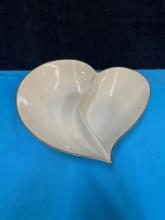 Heart-shaped Lenox bowl