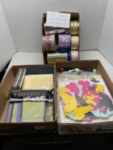 Craft supplies, great for scrapbooks card, making and other crafts