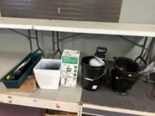 buckets, home and garden sprayer, sprinkler and more