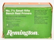 1000 Ct Of Remington #7 1/2 Small Rifle Primers