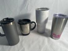 2 YETI Cups With Lids, Coffee Mug , Etc