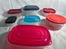 Plastic Containers With Lids Lot