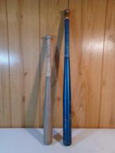 Two Metal Baseball Bats