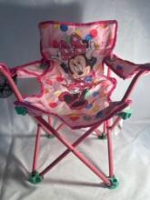Kids Minnie Mouse Outdoor Camping Chair With Bag