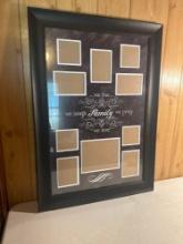 Family Memories Photo Frame