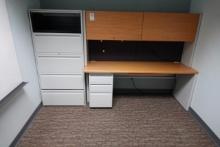 OFFICE COMBO W/DESK, FILE CABINET & DRY ERASE BOARD X1