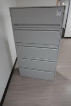 5 DRAWER LATERAL FILE CABINET