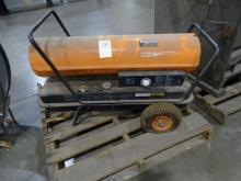 DAYTON PORTABLE OIL-FIRED HEATER 170,000BUT