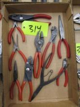 Snap-On Pliers, Needle Nose, Cutters