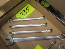 Snap-On Wrenches, 1/2",9/16",15mm,15/16"