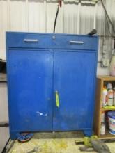 Metal Cabinet with Top Drawer, 2 Keys