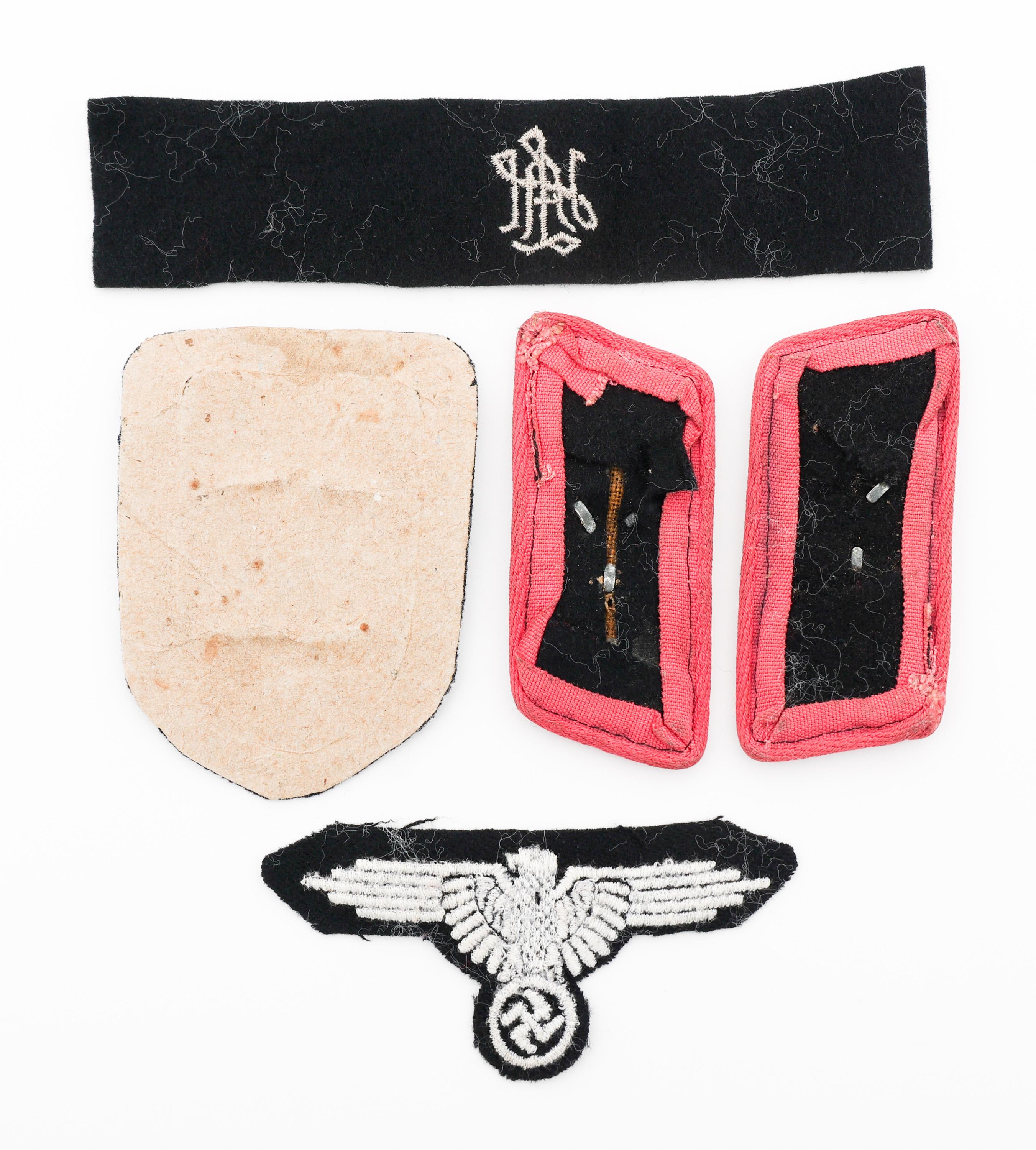 WWII GERMAN WAFFEN SS PANZER BADGE & INSIGNIA