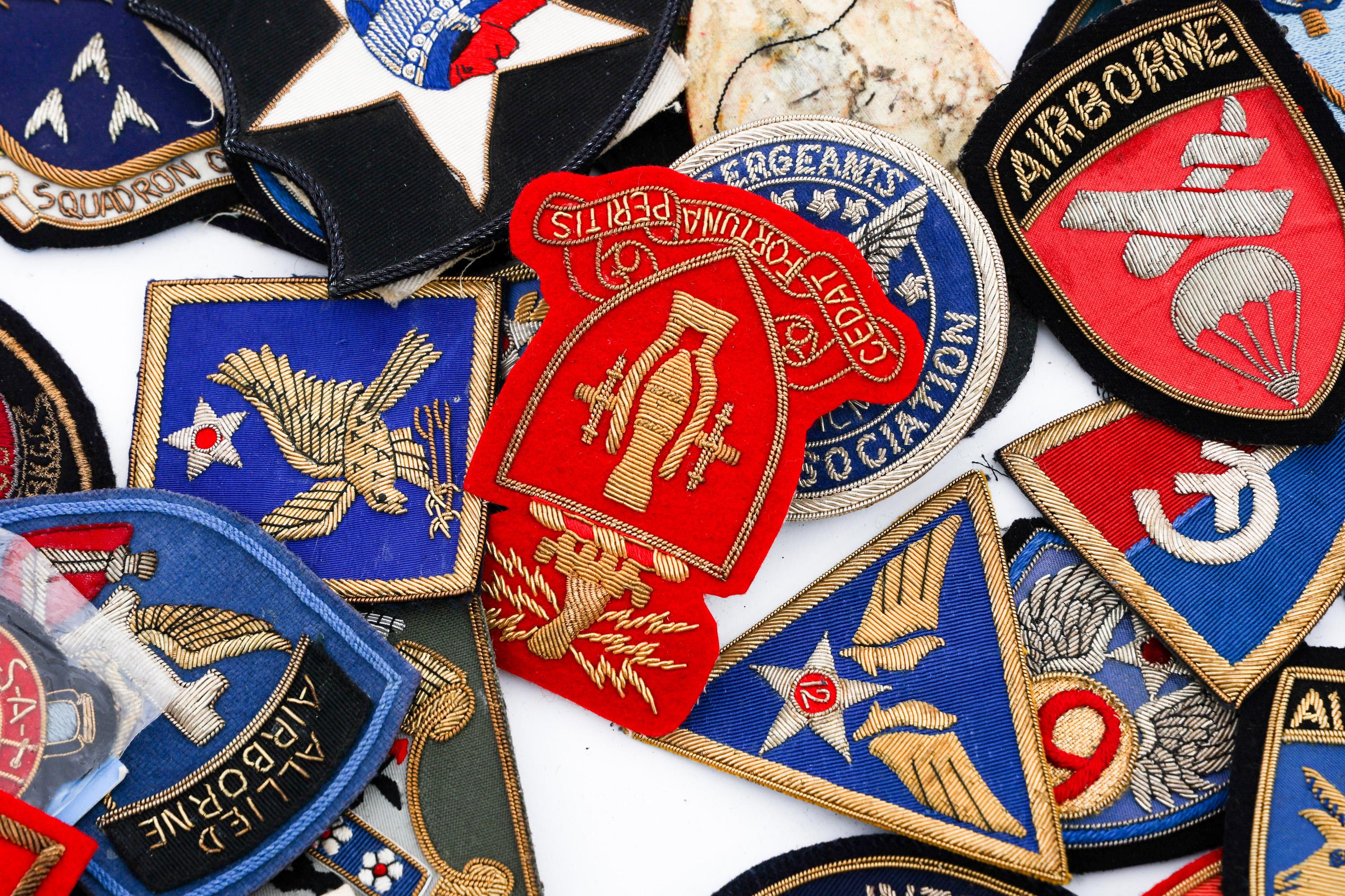 NOVELTY & MODERN US ARMED FORCES BULLION PATCHES