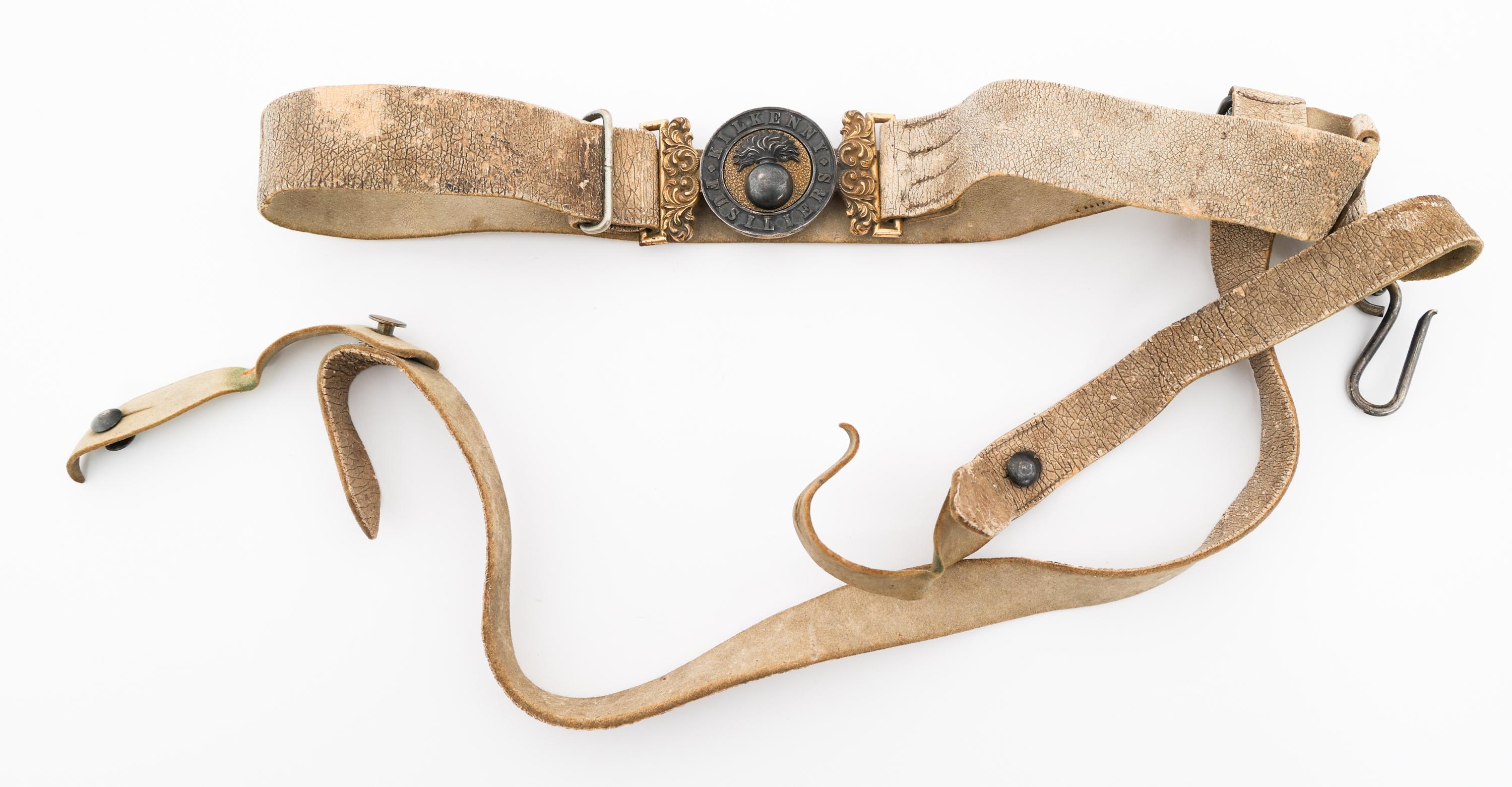 MID-19th C. - WWII BRITISH FUSILIERS & GUARD BELTS