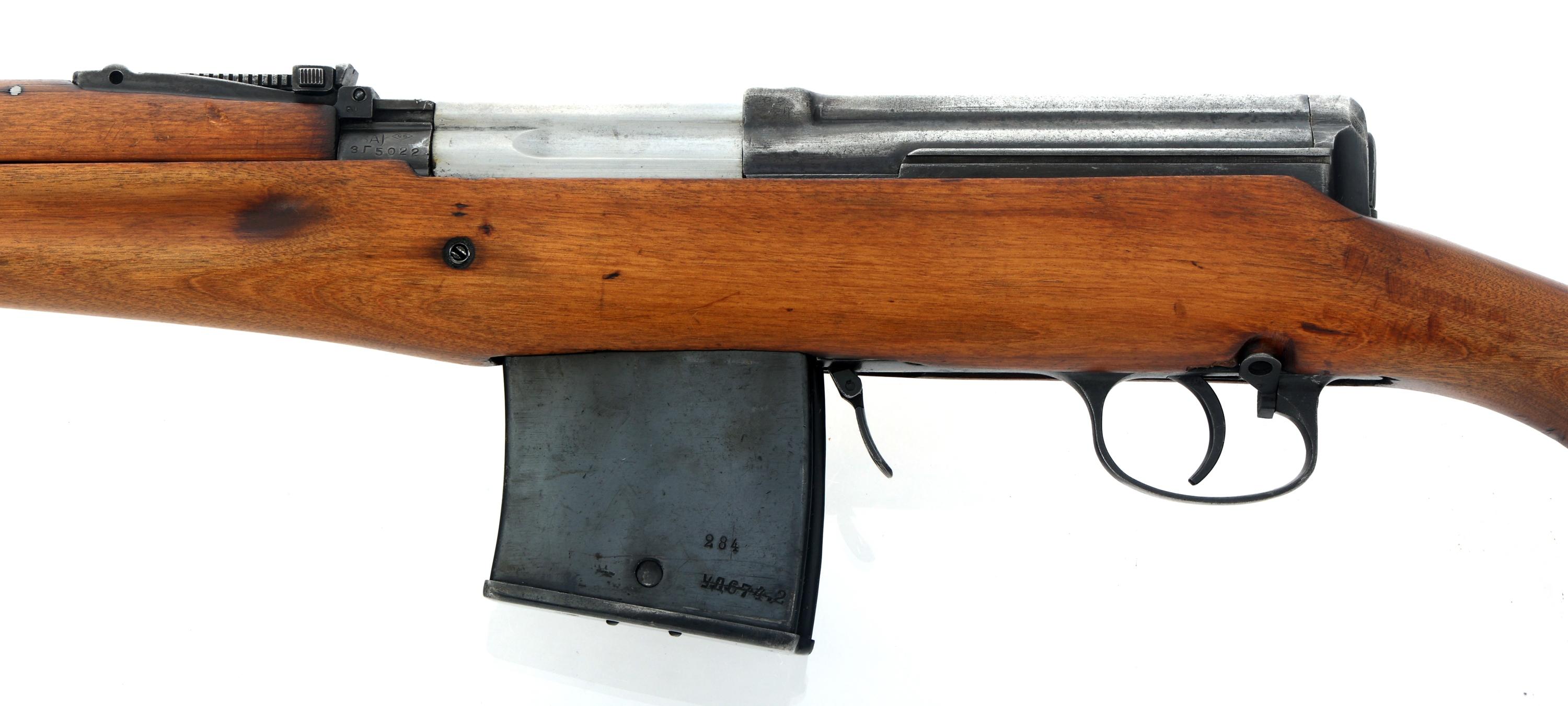 WWII RUSSIAN IZHEVSK MODEL SVT-40 7.62mm CAL RIFLE