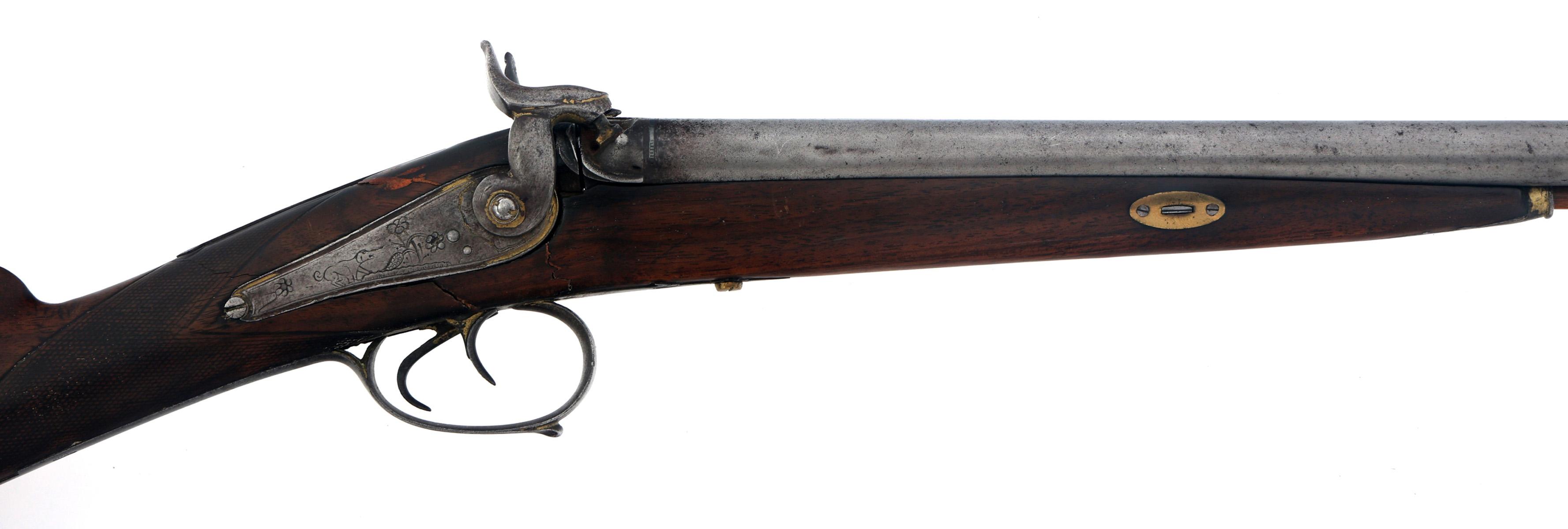 1838 JOSE ANITUA PERCUSSION SXS 16 GA SHOTGUN