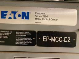 Eaton Freedom Series 2100 Motor Control Center, 65,000 AMP Rating, 600 Max. Volts, 480 V, 3 PH, 60