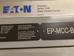 Eaton Freedom Series 2100 Motor Control Center, 65,000 AMP Rating, 600 Volt Max., 480 V, 3PH, 60 Hz