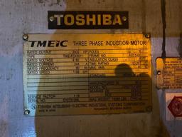 Toshiba TMEIC 2000 HP Electric Motor, Rated Voltage 4160, 1188 RPM, 60 Hz, Type TIKE-FCKW11, Frame