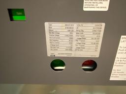 Eaton Type VCW Switchgear, 06/15 DMF, 60 Hz, 38 KV Max. Voltage, SO 72YC395, (5) Sections (Buyer