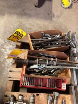 Skid of Assorted Wheel & Gear Pullers