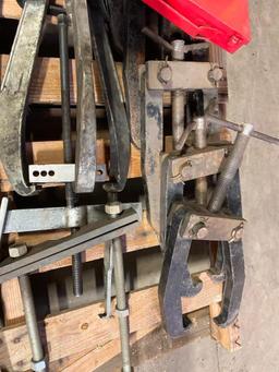 Skid of Assorted Wheel & Gear Pullers