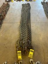 (6x) 3/8" x 18' Chains