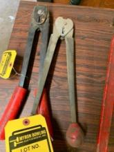 Banding Crimpers & Box of Assorted Tools (Location: 7020 SR 930, Fort Wayne, IN 46803)