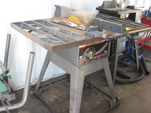 Craftsman 3ph 10" Table Saw with Roller Base