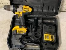 Dewalt Drill, Battery, Charger & Case