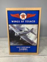 Wings of Texaco Die-Cast metal coin bank; 1932 Northrop Gamma