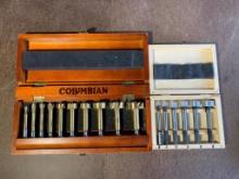 Forstner Woodworking Drill Bit Set and Columbian Forstner Drill Bit Set
