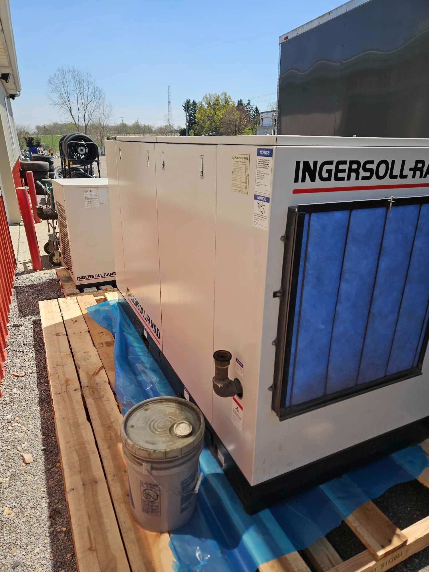 Ingersoll-Rand SSR-EP60 rotary screw air compressor and dryer, compressor model: SSR-EP60